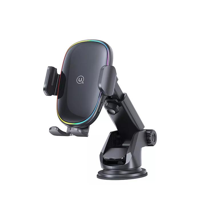 هولدر موبایل داخل خودرو و شارژر بی سیم 15 واتی یوسامز USAMS US-CD187 15W Wireless Charging Car Holder